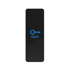 Кнопка виходу сенсорна накладна Trinix ART-903 Black