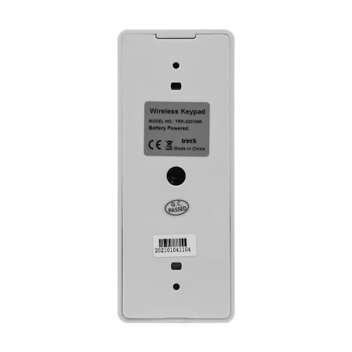Клавіатура бездротова зі зчитувачем EM-Marine Trinix TRK-2201WR White
