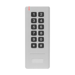 Клавіатура бездротова зі зчитувачем EM-Marine Trinix TRK-2201WR White