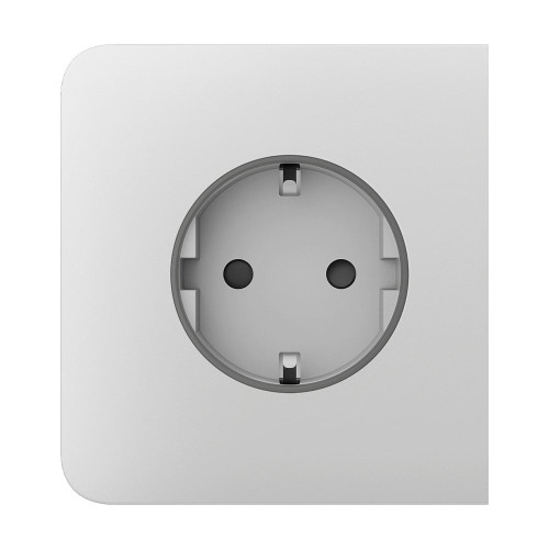 Фронтальна панель Ajax SideCover (basic)  white/біла для розетки Outlet (type F)