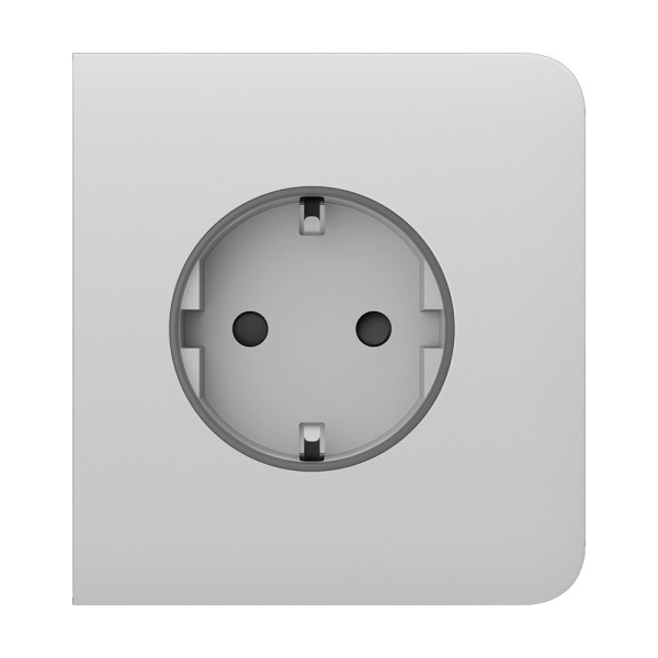 Фронтальна панель Ajax SideCover (basic) [type F] white/біла для розетки Outlet (type F)