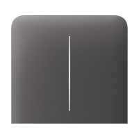 Кнопка Ajax SideButton (2-gang) vertical grey/сіра для Ajax LightSwitch vertical