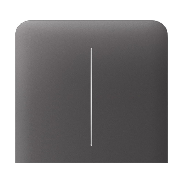 Кнопка Ajax SideButton (2-gang) vertical grey/сіра для Ajax LightSwitch vertical