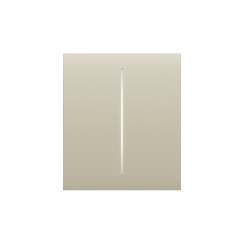 Кнопка Button (ivory/слонова кістка) для LightSwitch CenterButton (2-gang) Ajax
