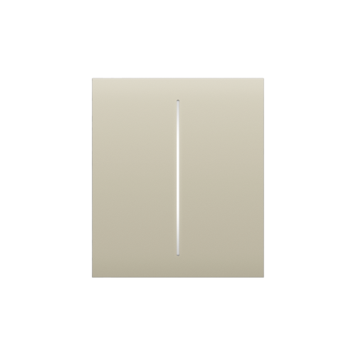 Кнопка Button (ivory/слонова кістка) для LightSwitch CenterButton (2-gang) Ajax
