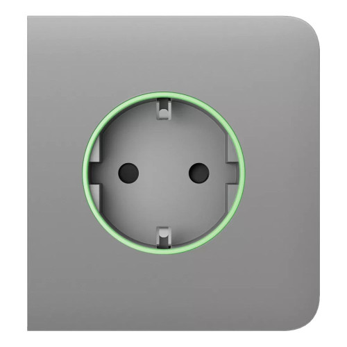 Фронтальна панель Ajax SideCover (smart) [type F] [55] ASP fog/димна для розумної розетки Outlet (type F)