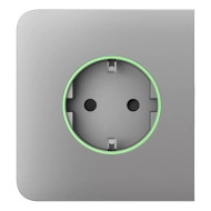 Фронтальна панель Ajax SideCover (smart) [type F] [55] ASP fog/димна для розумної розетки Outlet (type F)