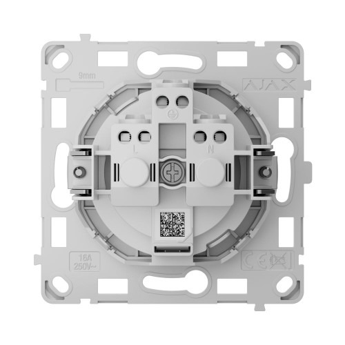 Механізм розетки Ajax OutletCore (basic) vertical  для вбудованої вертикальної розетки Outlet (basic) vertical 