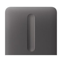 Кнопка Ajax SideButton (Dimmer) vertical grey/сіра для LightSwitch Dimmer Jeweller
