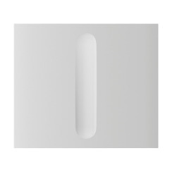 Кнопка Ajax CenterButton (Dimmer) vertical white/біла для LightSwitch Dimmer Jeweller