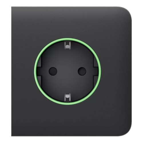 Фронтальна панель Ajax SideCover (smart)   ASP graphite/графіт для розумної розетки Outlet (type F)