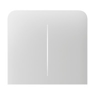 Кнопка Ajax SideButton (2-gang) vertical white/біла для Ajax LightSwitch vertical