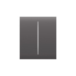 Кнопка Button (grey/сіра) для LightSwitch CenterButton (2-gang) Ajax