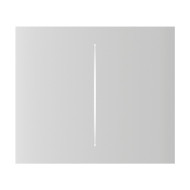 Кнопка Ajax CenterButton (2-gang) vertical white/біла для Ajax LightSwitch vertical
