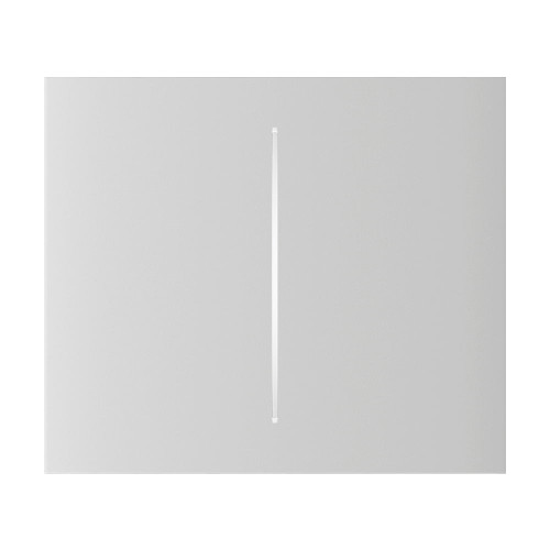 Кнопка Ajax CenterButton (2-gang) vertical white/біла для Ajax LightSwitch vertical