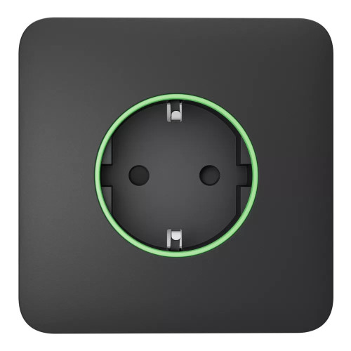 Фронтальна панель Ajax SoloCover (smart)   ASP graphite/графіт для розумної розетки Outlet (type F)