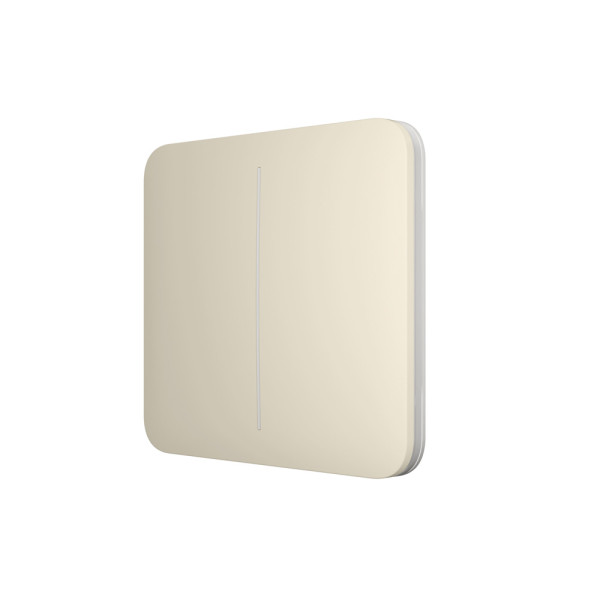 Кнопка Button (ivory/слонова кістка) для LightSwitch SoloButton (2-gang) Ajax