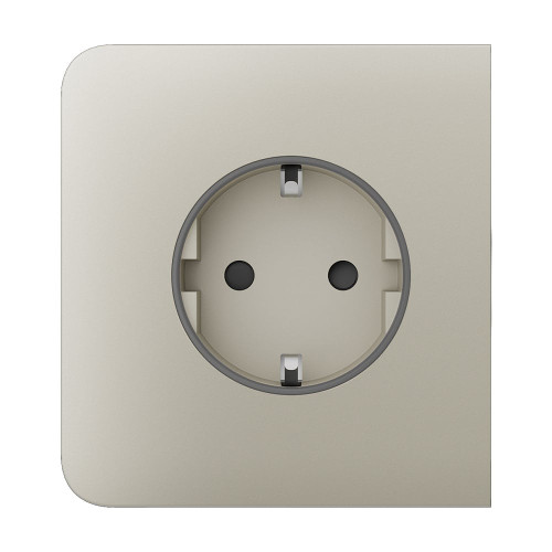 Фронтальна панель Ajax SideCover (basic)  ivory/слонова кістка для розетки Outlet (type F)