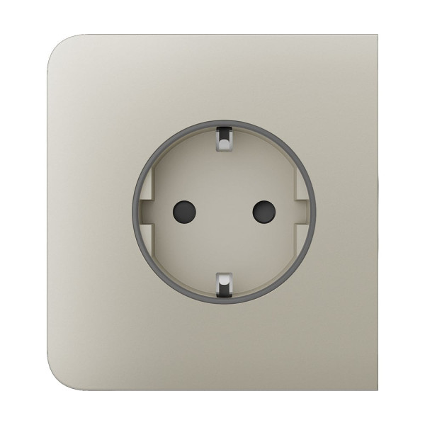 Фронтальна панель Ajax SideCover (basic) [type F] ivory/слонова кістка для розетки Outlet (type F)