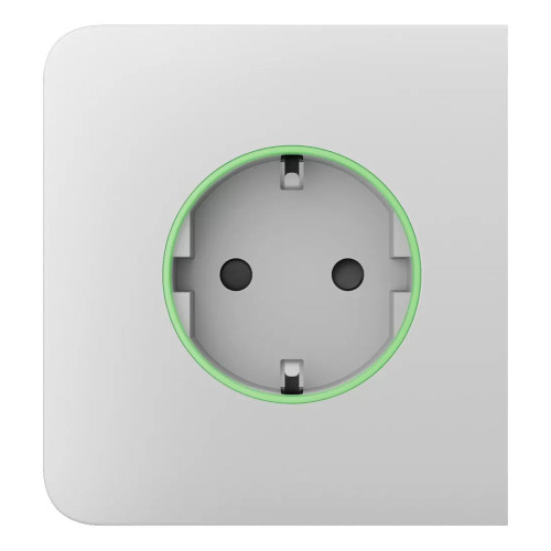 Фронтальна панель Ajax SideCover (smart)   ASP white/біла для розумної розетки Outlet (type F)