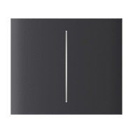 Кнопка Ajax CenterButton (2-gang) vertical graphite/графіт для Ajax LightSwitch vertical