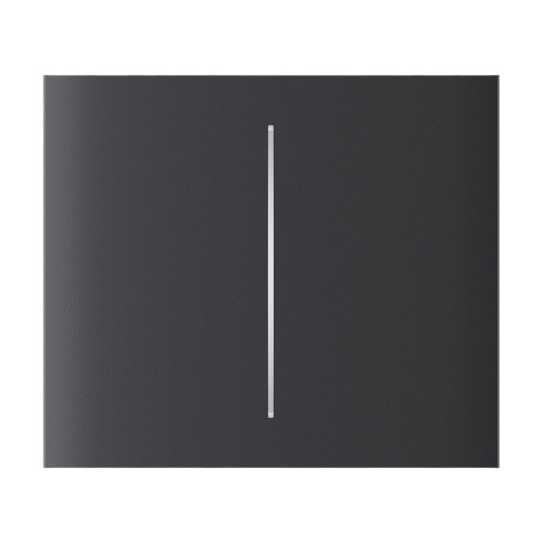 Кнопка Ajax CenterButton (2-gang) vertical graphite/графіт для Ajax LightSwitch vertical
