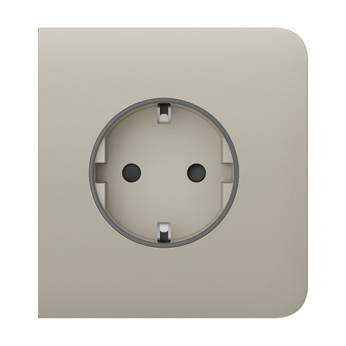 Фронтальна панель Ajax SideCover (basic)  ivory/слонова кістка для розетки Outlet (type F)