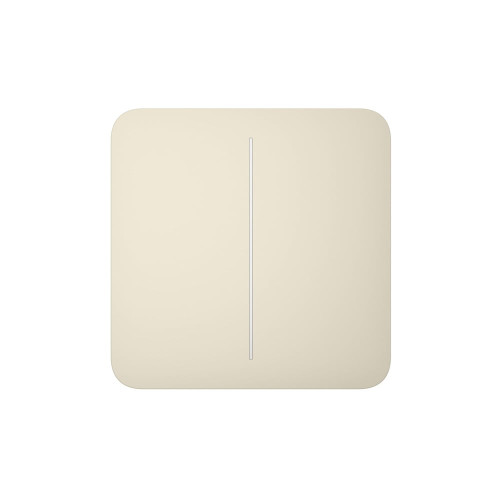 Кнопка Button (ivory/слонова кістка) для LightSwitch SoloButton (2-gang) Ajax
