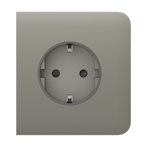 Фронтальна панель Ajax SideCover (basic)  olive/оливкова для розетки Outlet (type F)