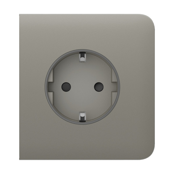 Фронтальна панель Ajax SideCover (basic) [type F] olive/оливкова для розетки Outlet (type F)