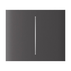 Кнопка Ajax CenterButton (2-gang) vertical grey/сіра для Ajax LightSwitch vertical