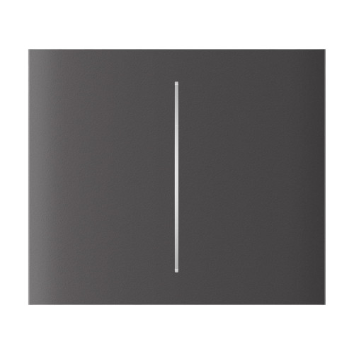 Кнопка Ajax CenterButton (2-gang) vertical grey/сіра для Ajax LightSwitch vertical