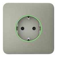 Фронтальна панель Ajax SoloCover (smart) [type F] [55] ASP olive/оливкова для розумної розетки Outlet (type F)