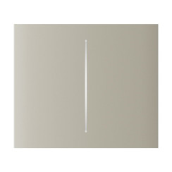 Кнопка Ajax CenterButton (2-gang) vertical ivory/слонова кістка для Ajax LightSwitch vertical