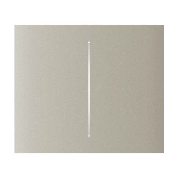 Кнопка Ajax CenterButton (2-gang) vertical ivory/слонова кістка для Ajax LightSwitch vertical