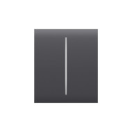 Кнопка Button (graphite/графіт) для LightSwitch CenterButton (2-gang) Ajax
