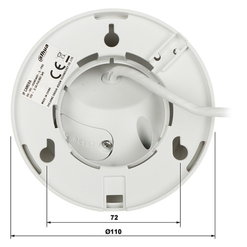 4МП комплект IP-відеонагляду DAHUA з 6 купольних камер DH-IPC-HDW2449T-S-PRO WizColor 2K