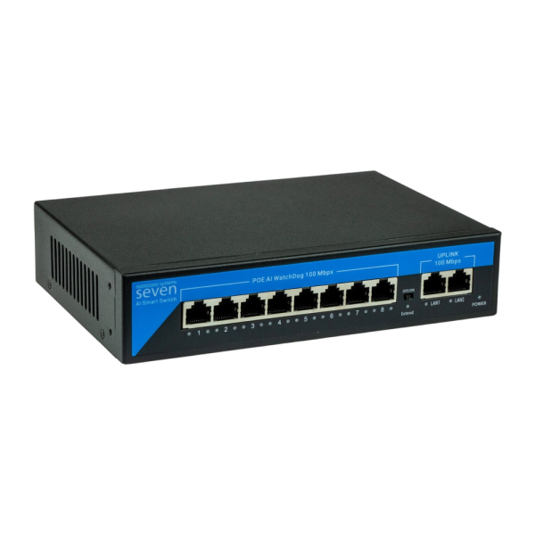 4МП комплект IP-відеонагляду DAHUA з 7 вуличних камер DH-IPC-HFW2449TL-S-PRO WizColor 2K