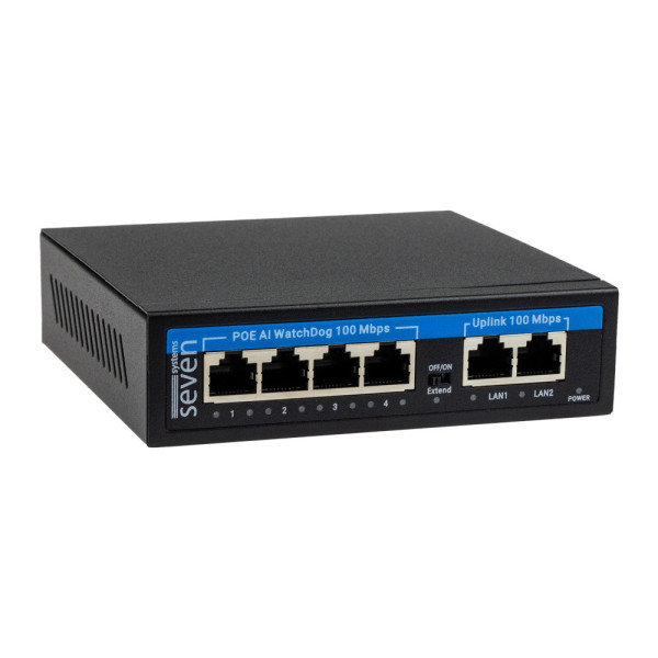 Комплект 4Mpx IP-відеоспостереження Hikvision з 2 камерами DS-2CD1043G2-LIUF Smart Hybrid Light AcuSense