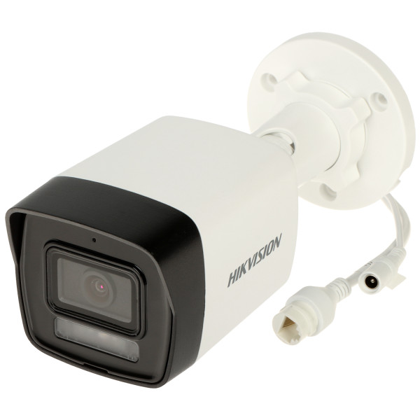 Комплект 4Mpx IP-відеоспостереження Hikvision з 2 камерами DS-2CD1043G2-LIUF Smart Hybrid Light AcuSense
