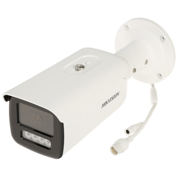 Комплект 4Mpx IP-відеонагляду Hikvision з 4 камерами DS-2CD2T43G2-4LI Smart Hybrid Light AcuSense
