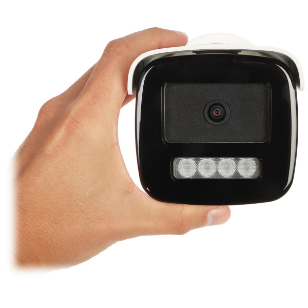 Комплект 4Mpx IP-відеонагляду Hikvision з 4 камерами DS-2CD2T43G2-4LI Smart Hybrid Light AcuSense