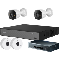 5МП комплект IP-відеонагляду Imou з 2 IP відеокамерами Imou Bullet 3 (IPC-PS3DP-5M0)