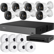 5МП комплект IP-відеонагляду Imou з 7 IP відеокамерами Imou Bullet 3 (IPC-PS3DP-5M0)