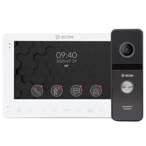 Комплект відеодомофона BCOM BD-780FHD White Kit
