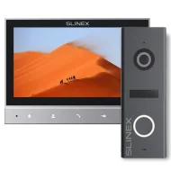 Комплект відеодомофон + панель виклику Slinex SK 7 Cloud (Slinex SK 7 Cloud grey + ML-17HD graphite)