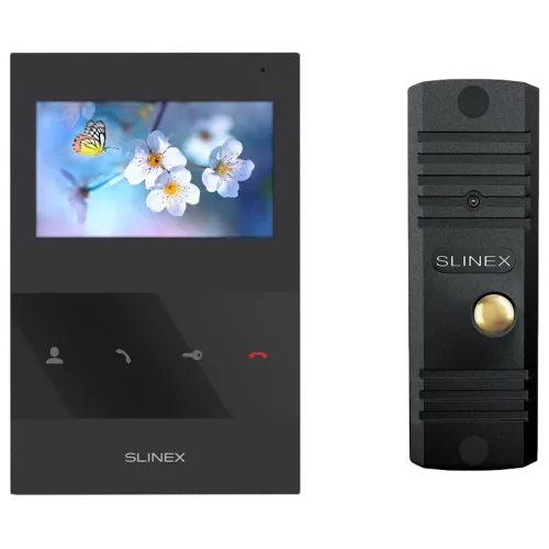 Комплект відеодомофону Slinex SQ-04(Black)+ML-16НD(Black)