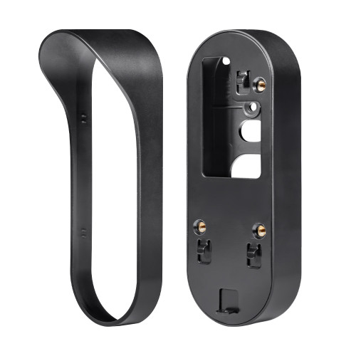 Комплект IP-відеодомофона з WiFi TVT TE-KT6101-001 Black: відеодомофон 7" TD-E2137-PE/TP/WF, відеопанель 2Mp TD-E3110-IC/PE/WF, кутовий кронштейн, монтажна коробка з козирком
