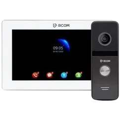 Комплект відеодомофона BCOM BD-770FHD White Kit