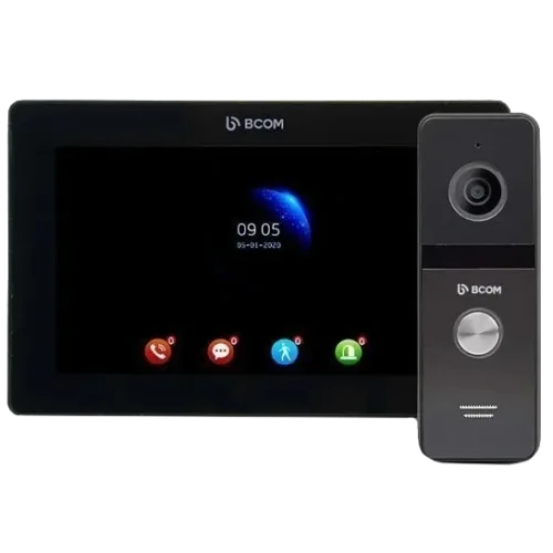 Комплект відеодомофона BCOM BD-770FHD/T Black Kit